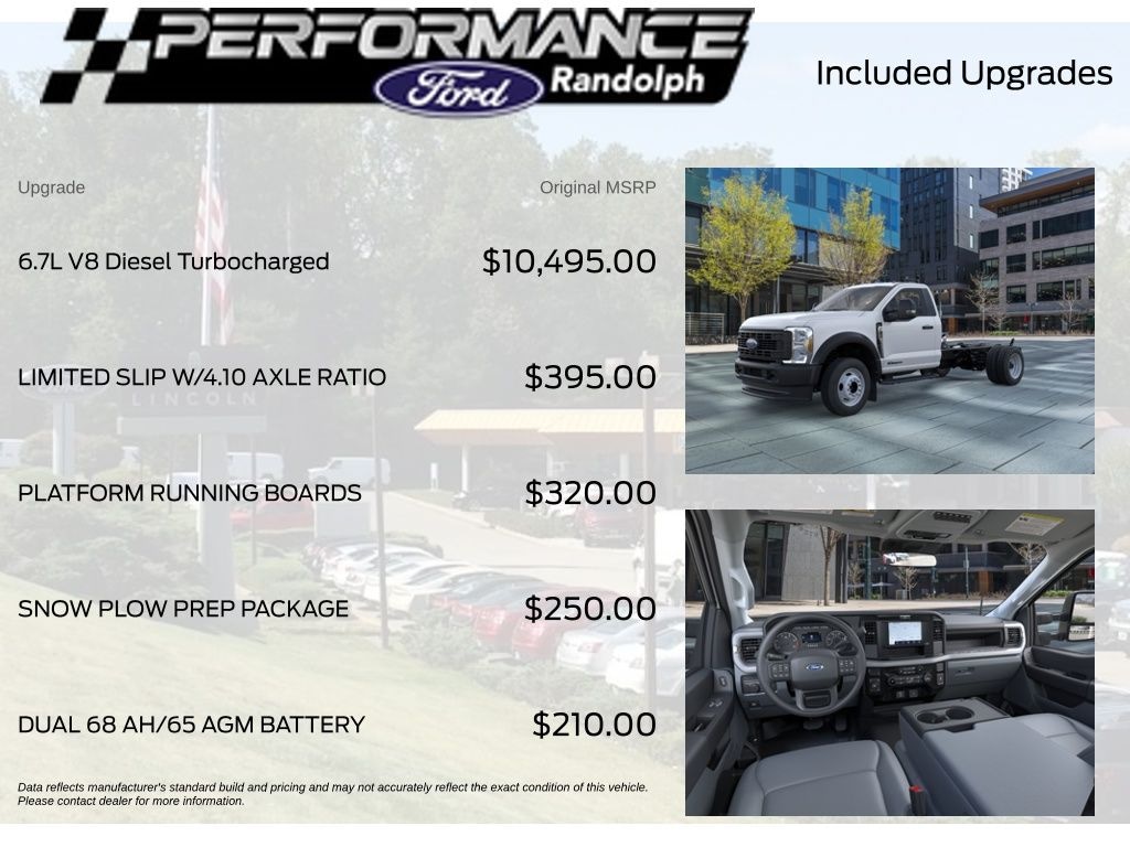 New 2025 Ford F-550SD XL Chassis
