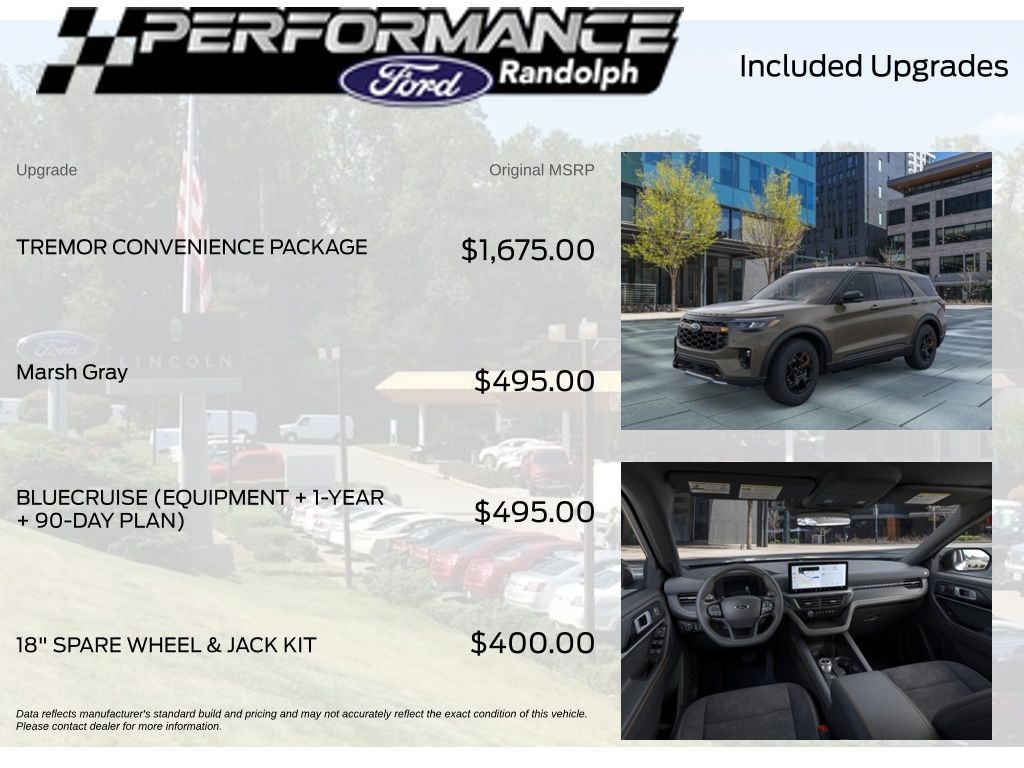 New 2026 Ford Explorer Tremor SUV