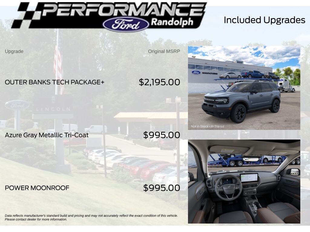 New 2026 Ford Bronco Sport Outer Banks SUV