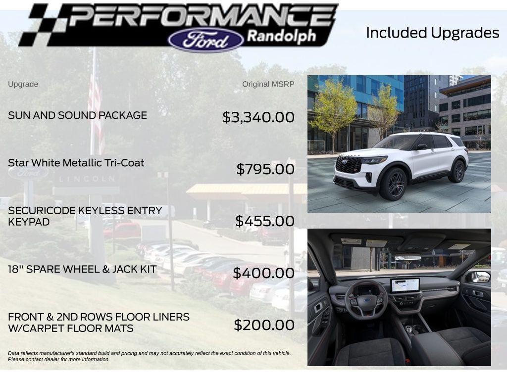 New 2026 Ford Explorer ST SUV