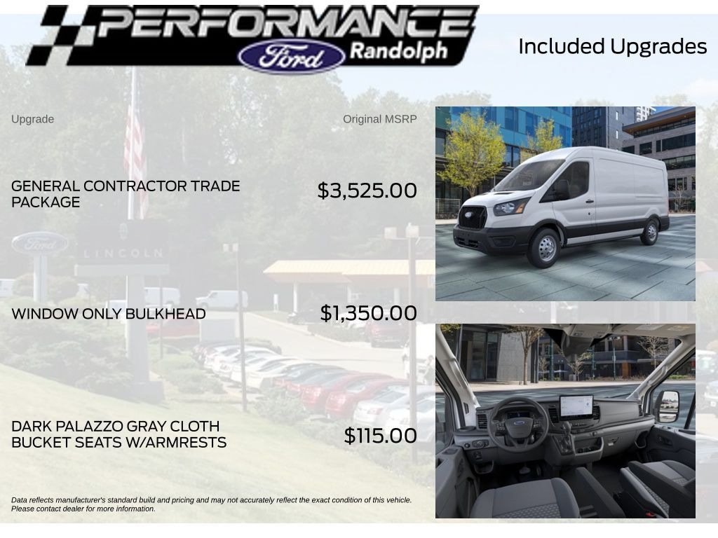 New 2026 Ford Transit-350 Base Cargo Van