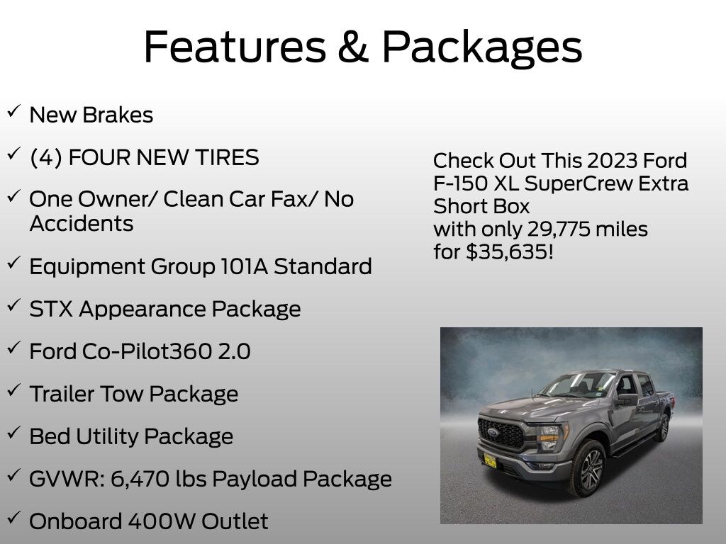 Certified 2023 Ford F-150 XL Truck