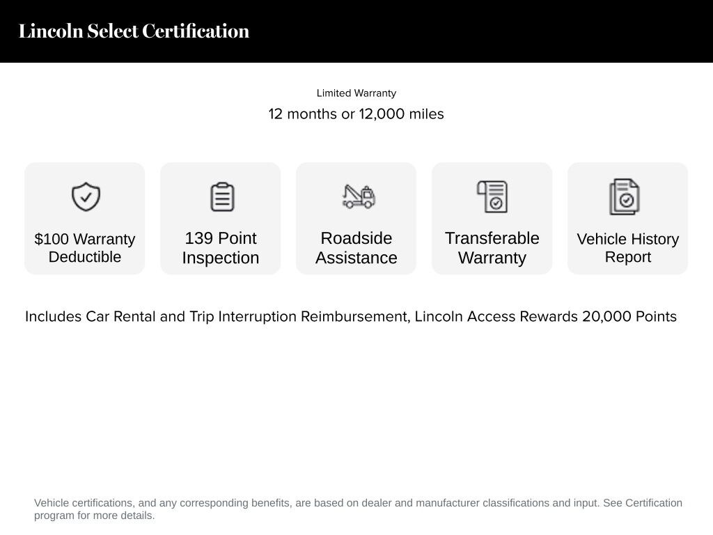 Certified 2024 Lincoln Corsair Premiere SUV