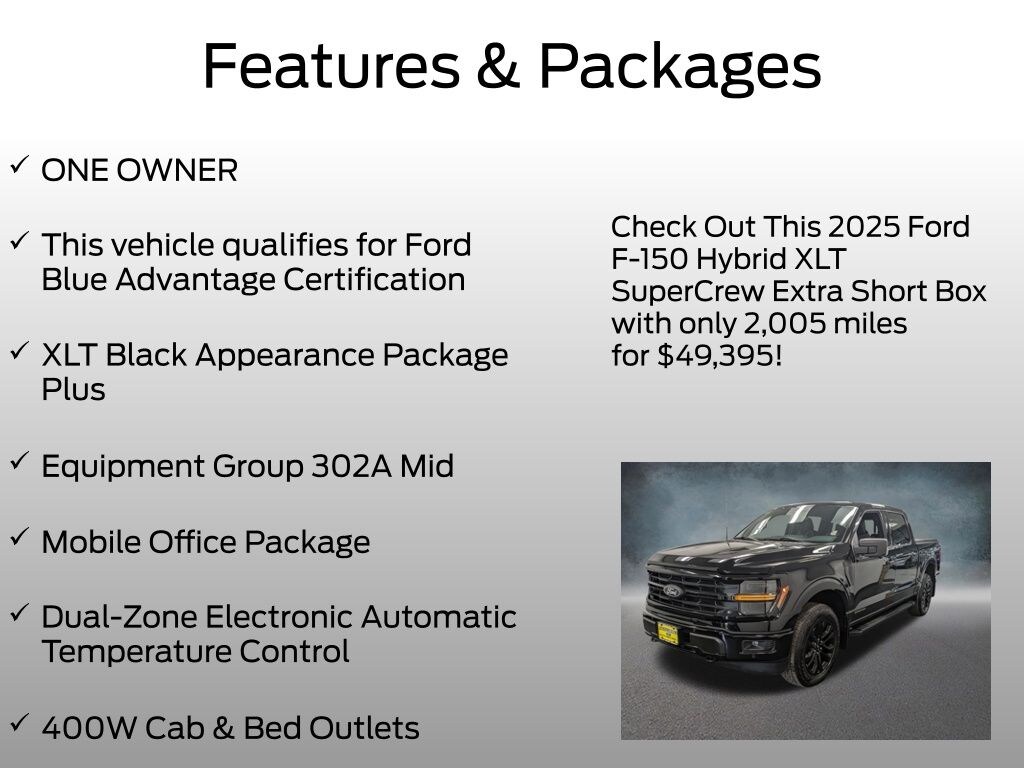 Certified 2025 Ford F-150 XLT Truck