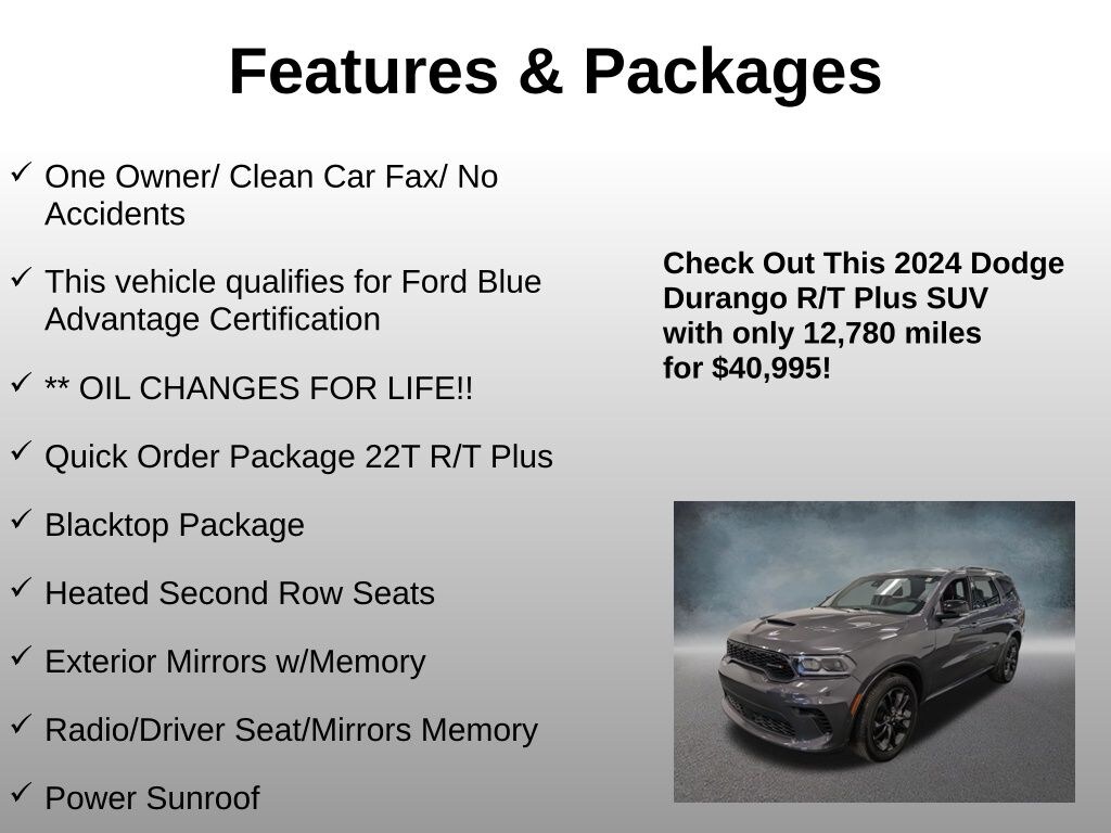 Used 2024 Dodge Durango R/T Plus SUV