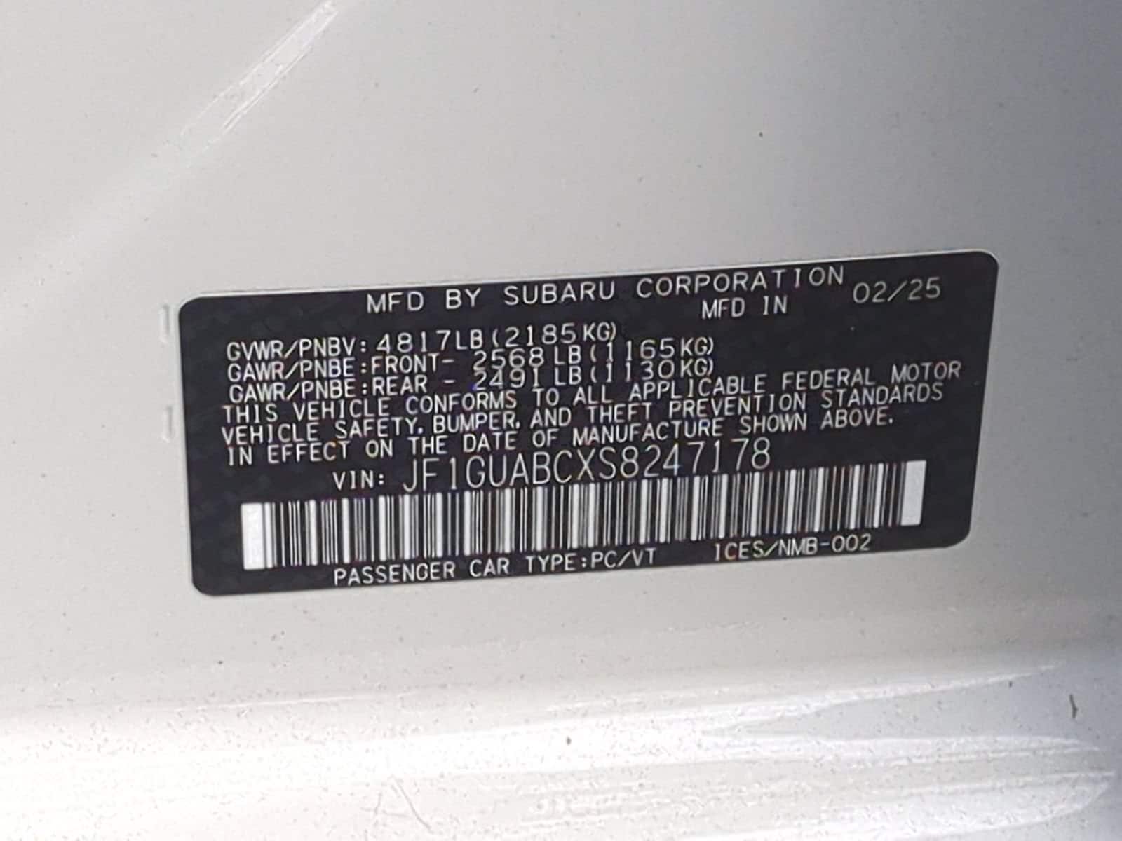 2025 Subaru Impreza 33