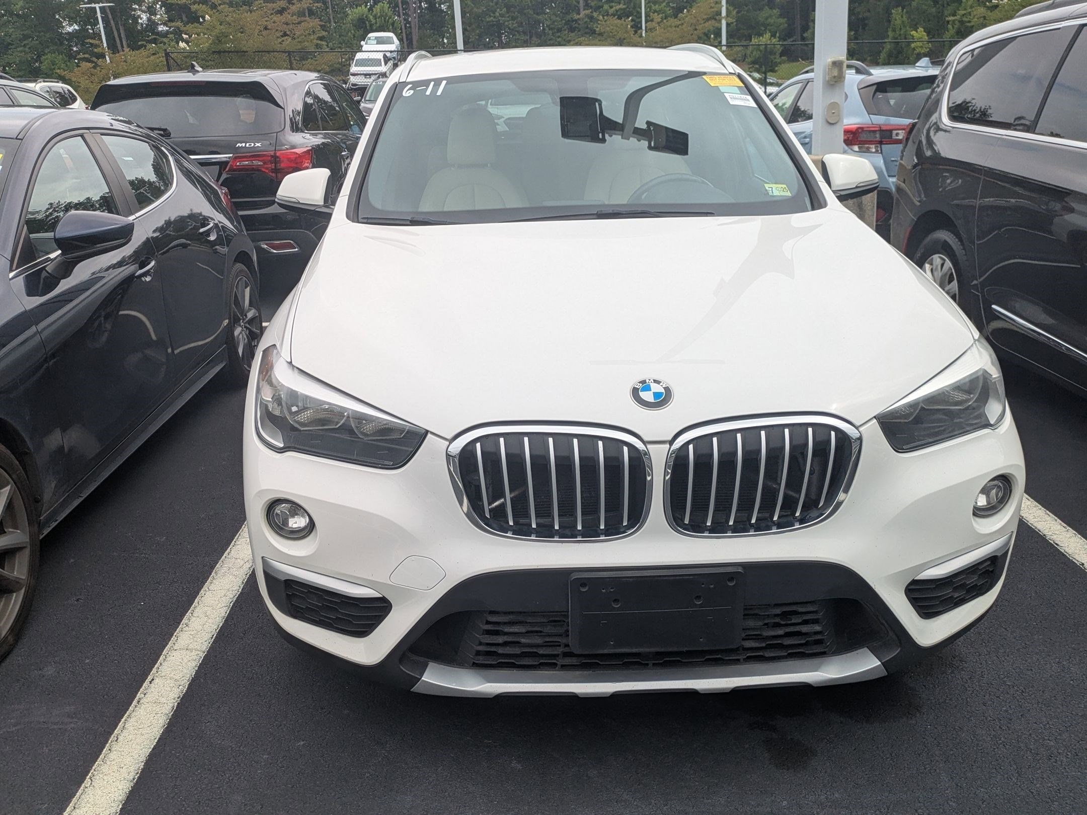 Used 2018 BMW X1 28i with VIN WBXHT3C36J5F92144 for sale in Durham, NC