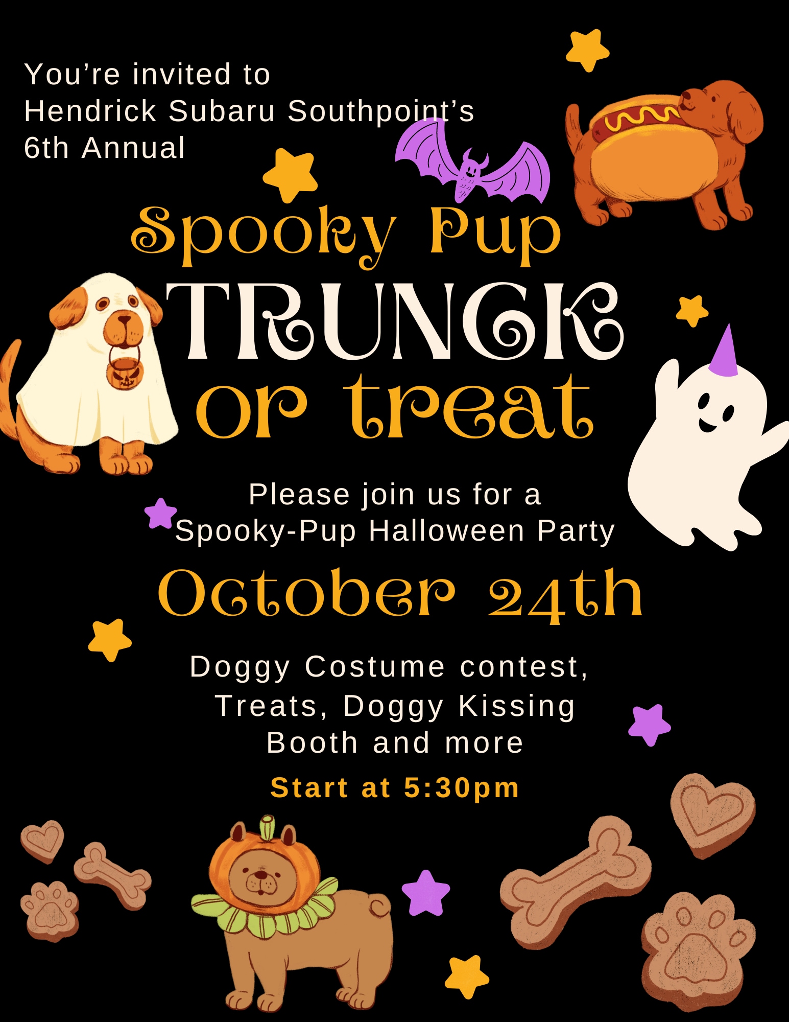 Spooky Pup Trunk-or-Treat 2024