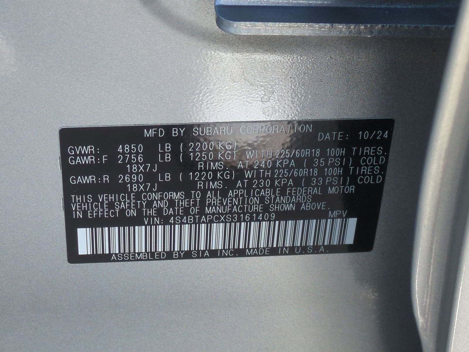 2025 Subaru Outback 35