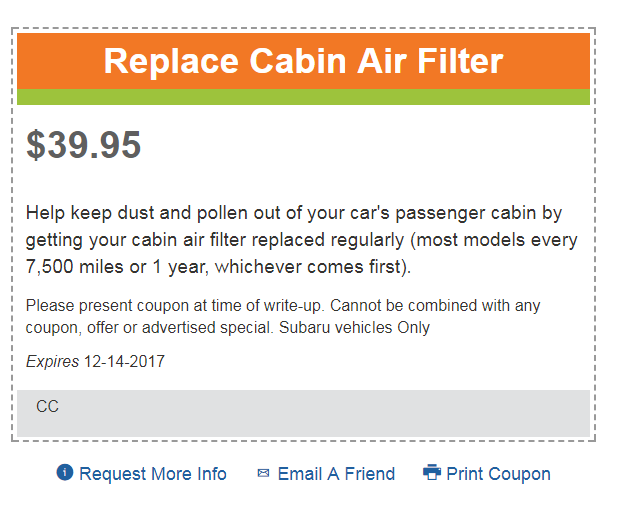 The Importance of Changing Cabin Air Filters