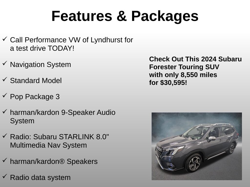 Used 2024 Subaru Forester Touring SUV