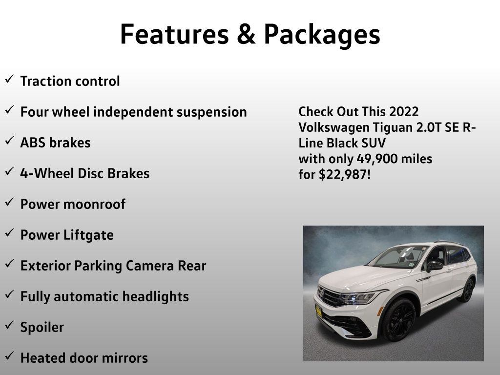2022 Volkswagen Tiguan SE R-LINE BLACK - Photo 13