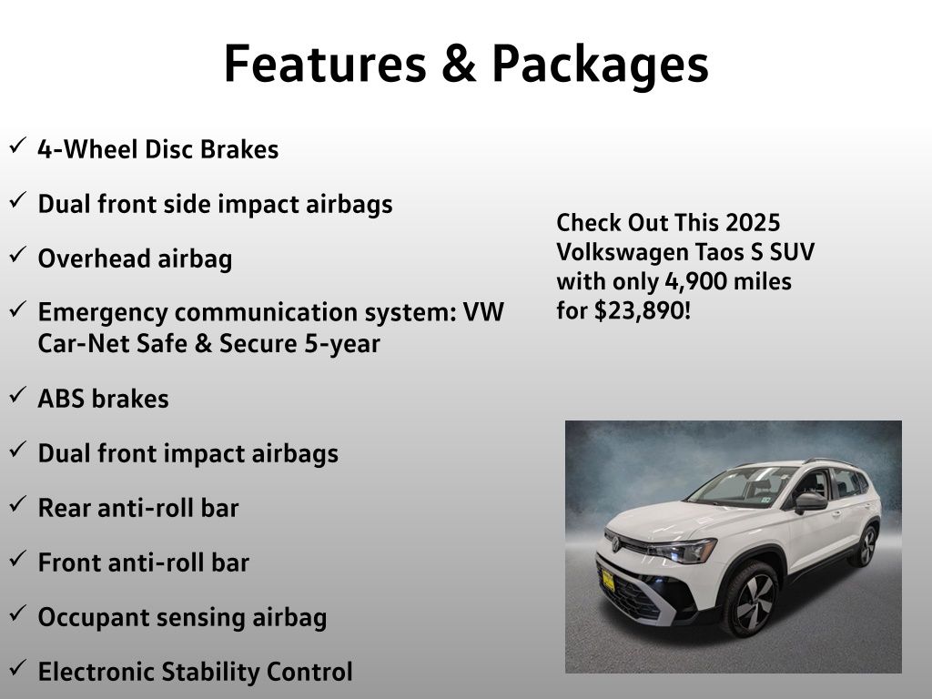 2025 Volkswagen Taos S - Photo 8
