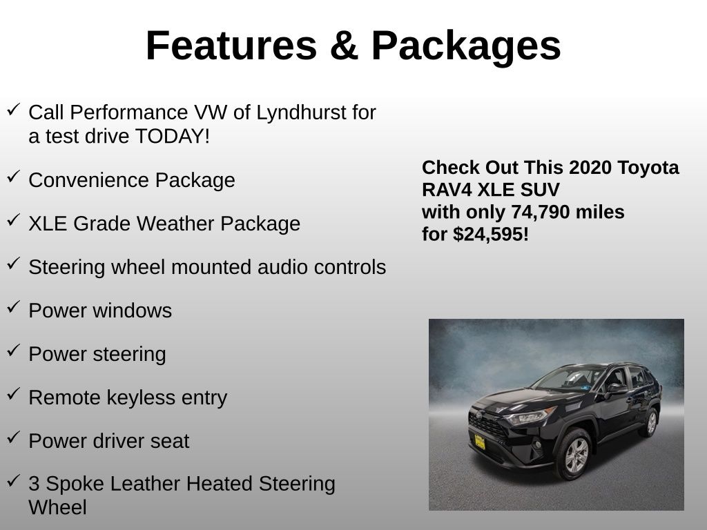 Used 2020 Toyota RAV4 XLE SUV