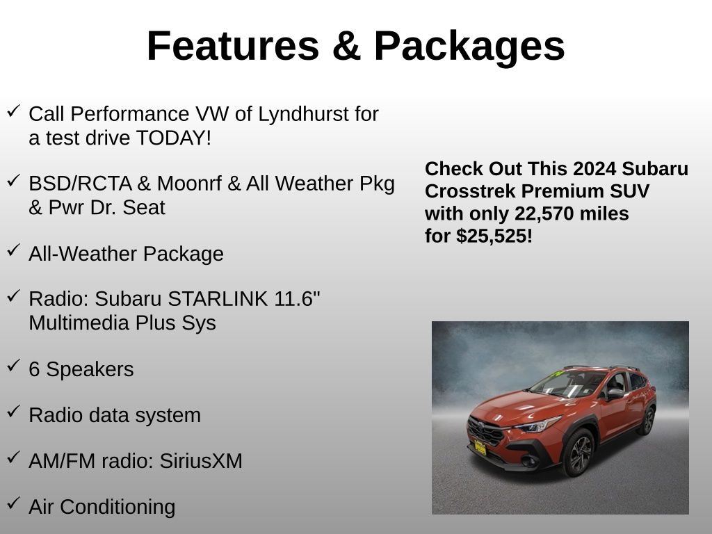 Used 2024 Subaru Crosstrek Premium SUV