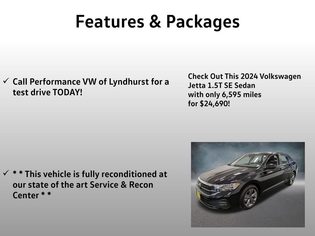 Used 2024 Volkswagen Jetta 1.5T SE Sedan