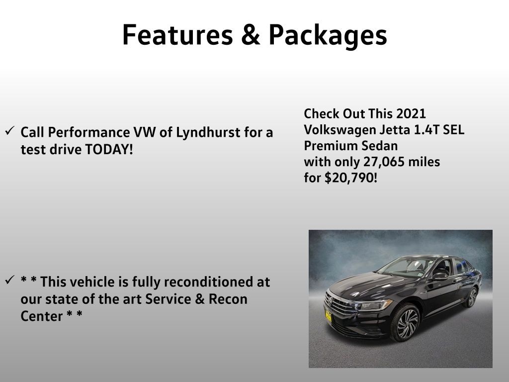 Used 2021 Volkswagen Jetta SEL Premium Sedan