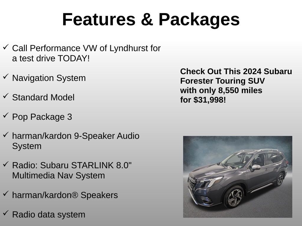 Used 2024 Subaru Forester Touring SUV
