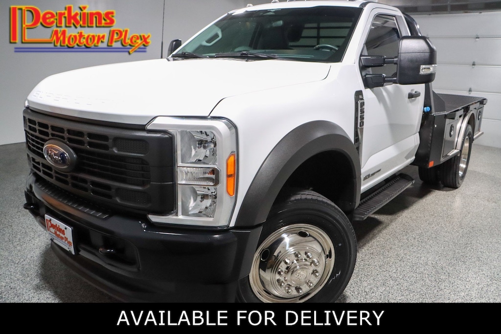 Used 2023 Ford F-550 XL 4X4 SKIRTED FLATBED