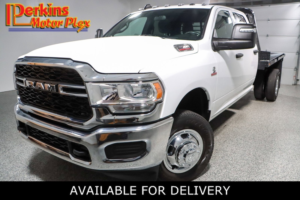 Used 2024 Ram 3500 Tradesman 4X4 FLATBED Truck Crew Cab