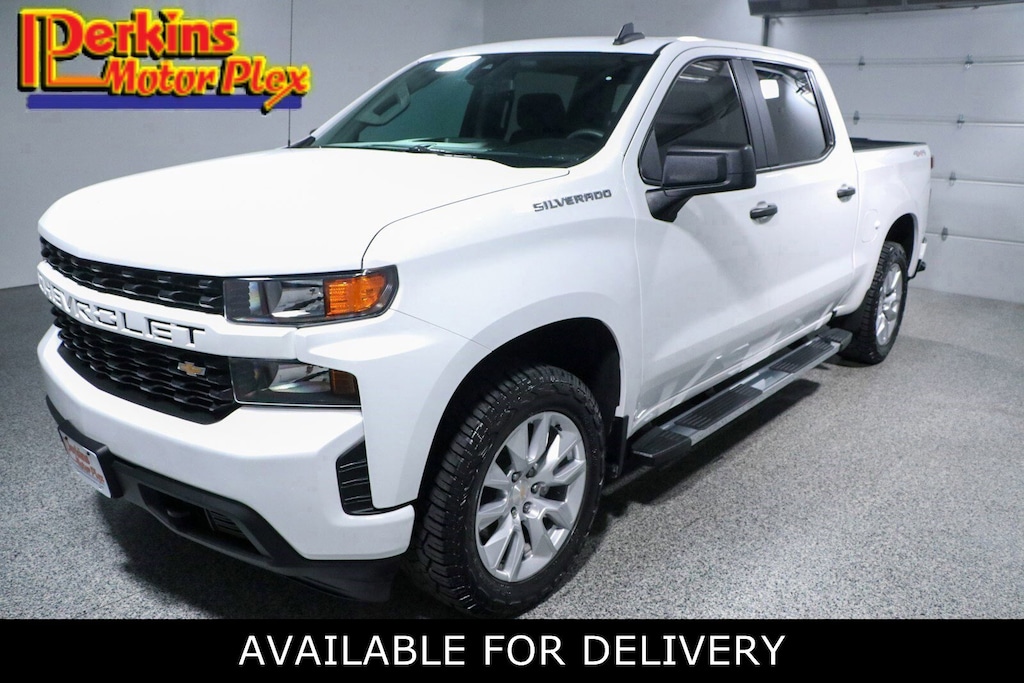 Used 2022 Chevrolet Silverado 1500 Custom 4X4 Truck Crew Cab