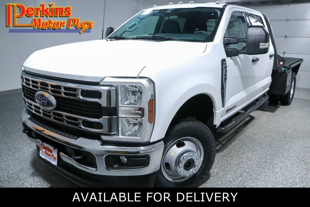 Used 2024 Ford F-350 XLT 4X4 FLATBED Truck Crew Cab