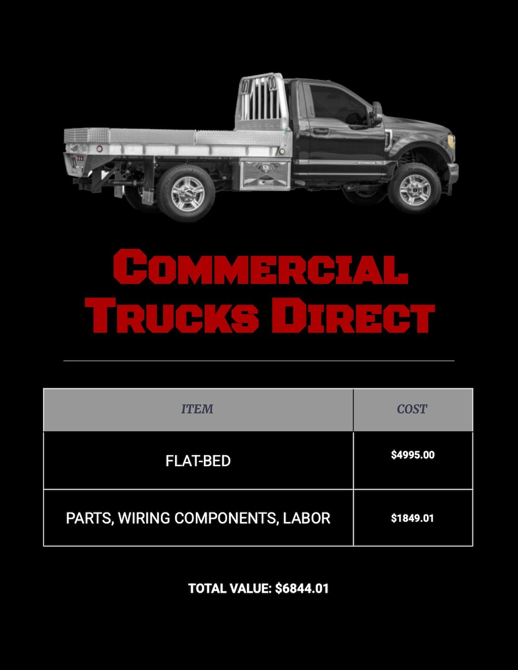 Used 2024 Chevrolet Silverado 3500HD 4X4 FLATBED Truck Crew Cab