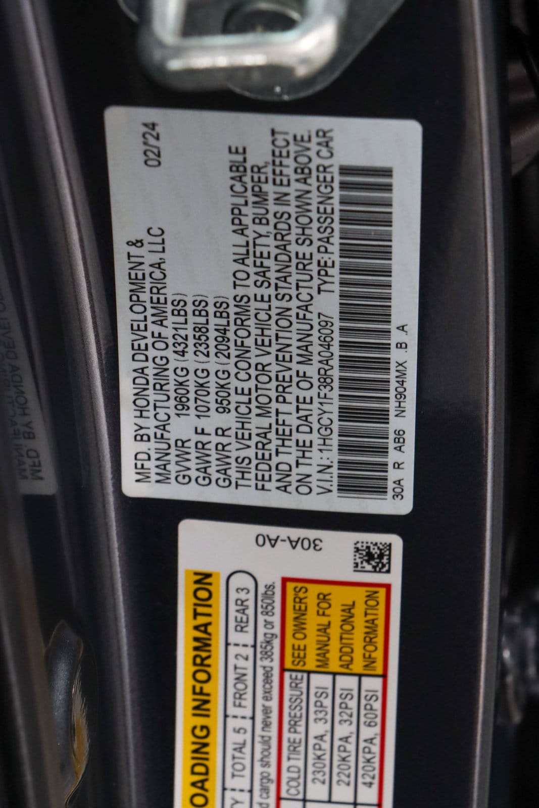 2024 Honda Accord EX - Photo 30