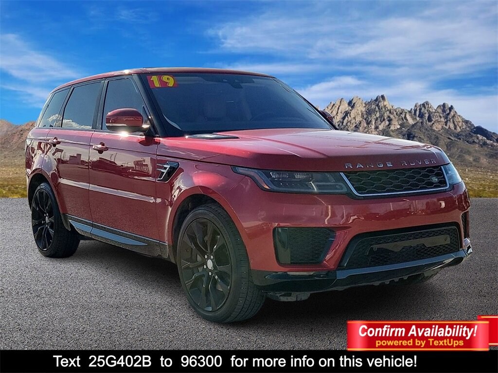 Used 2019 Land Rover Range Rover Sport HSE SUV