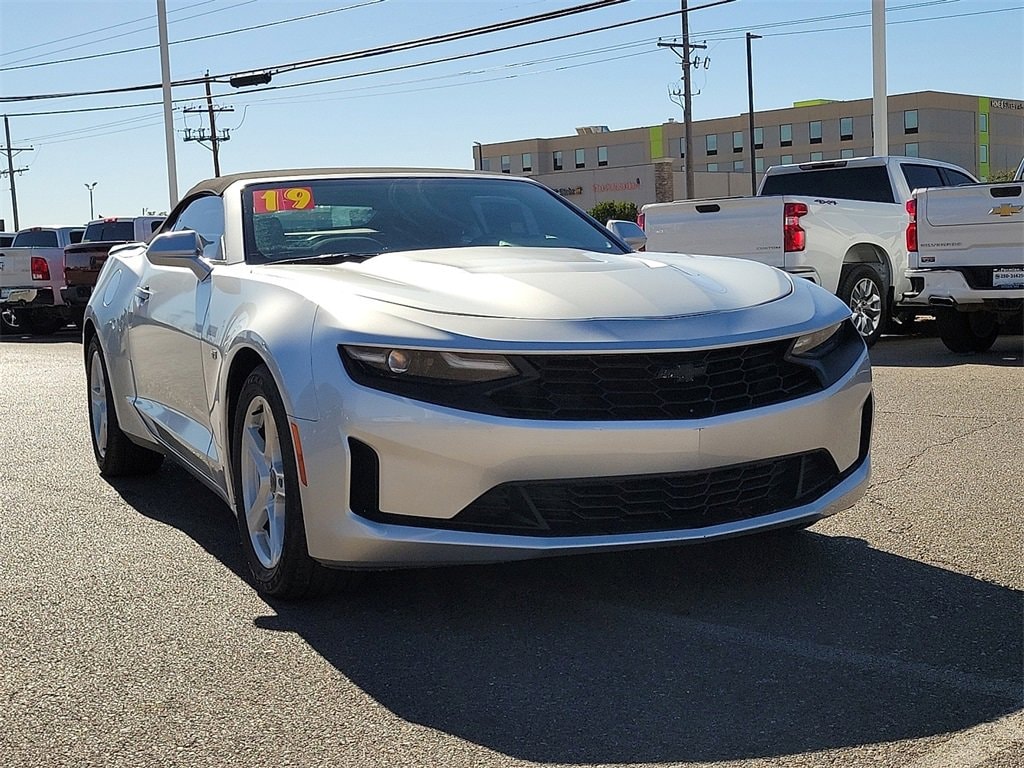 Used 2019 Chevrolet Camaro 1LT with VIN 1G1FB3DS8K0134977 for sale in Hobbs, NM