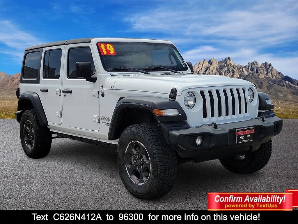 Used 2019 Jeep Wrangler Unlimited Sport S
