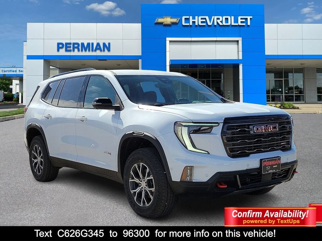 New 2026 GMC Acadia AT4 SUV