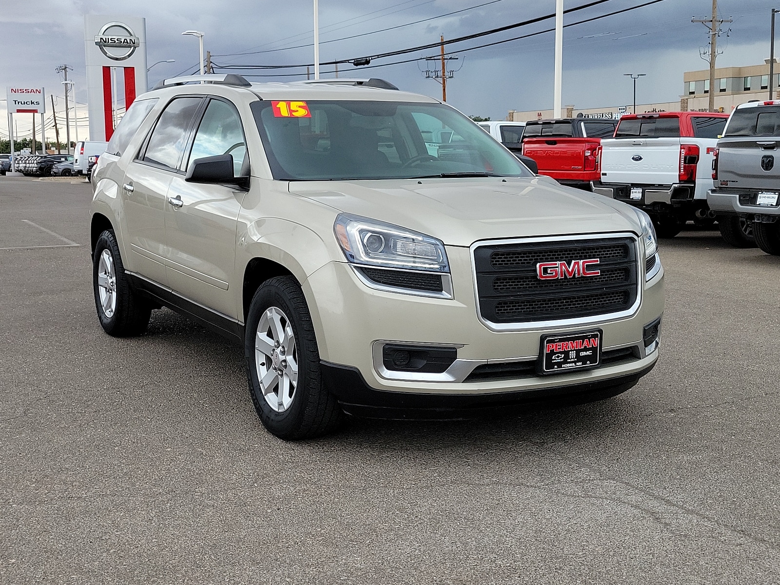 Used 2015 GMC Acadia SLE2 with VIN 1GKKRPKD7FJ181080 for sale in Hobbs, NM