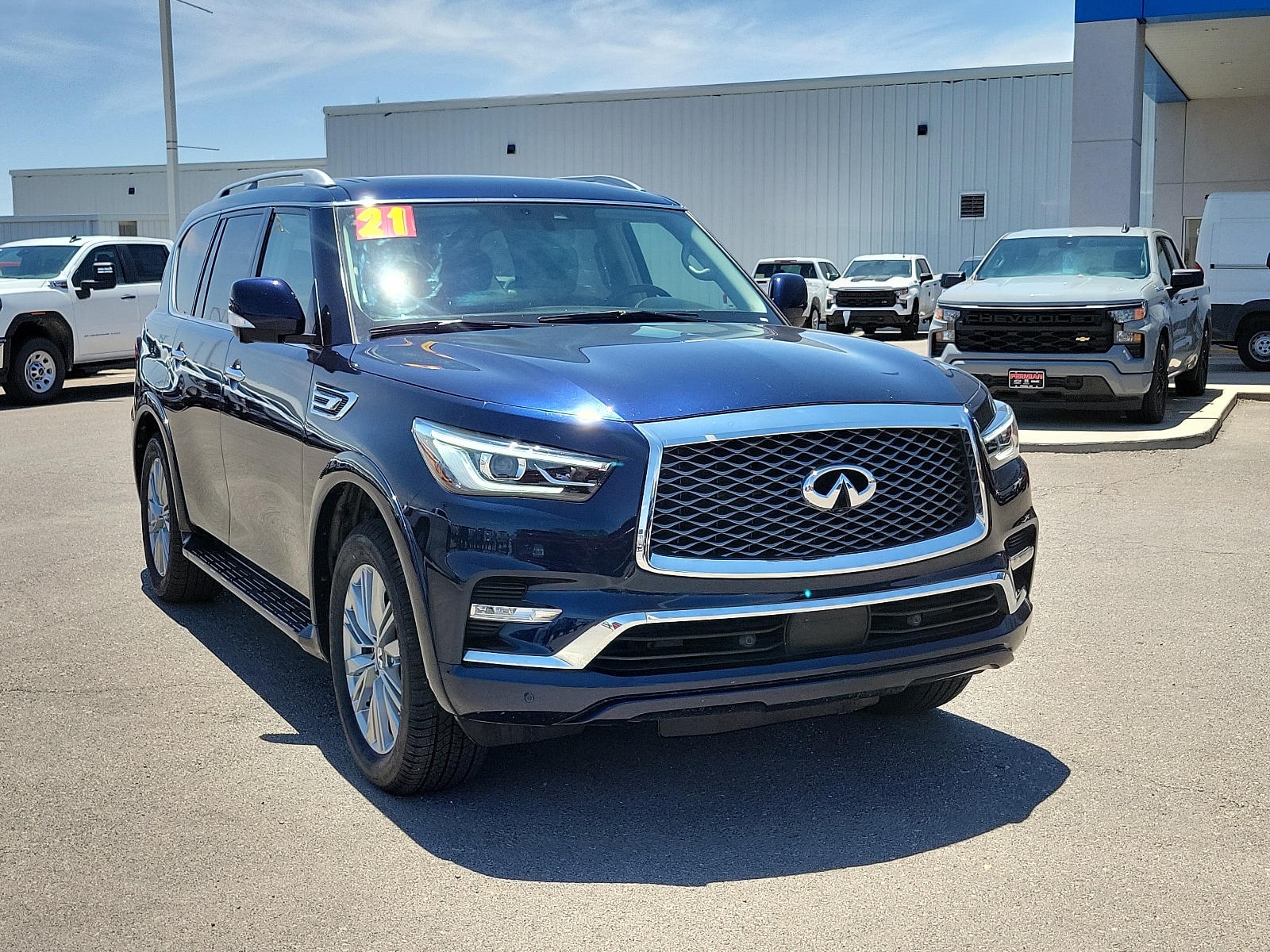 Used 2021 INFINITI QX80 PREMIUM SELECT with VIN JN8AZ2AF2M9716526 for sale in Hobbs, NM