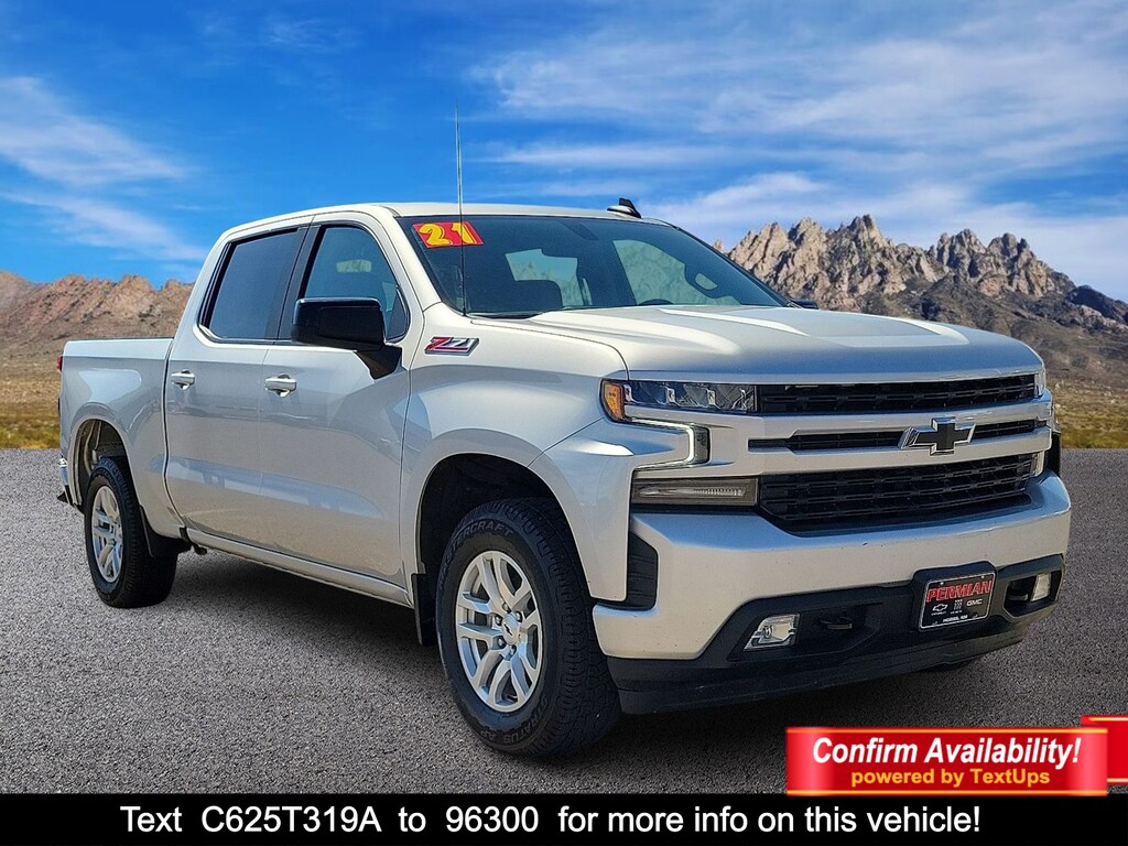 Used 2021 Chevrolet Silverado 1500 4WD Crew Cab Short Bed RST Crew Cab