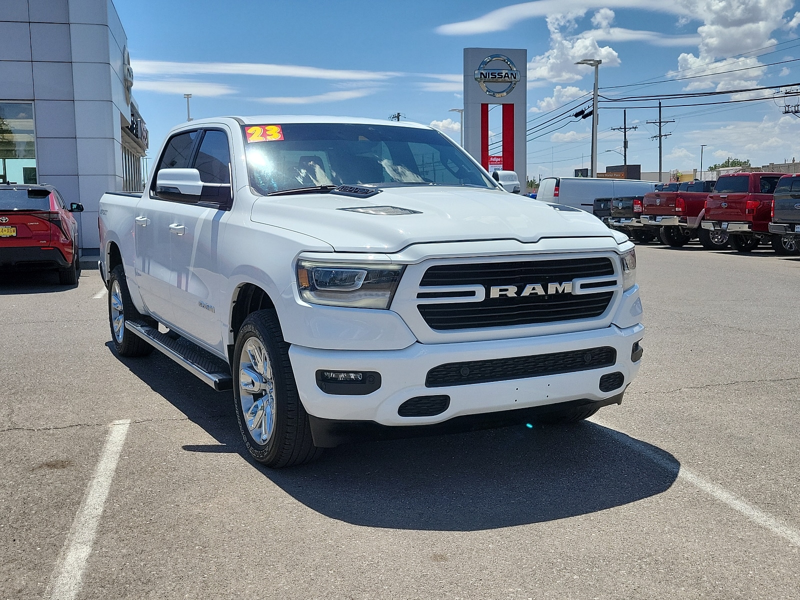 Used 2023 RAM Ram 1500 Pickup Laramie with VIN 1C6SRFJT9PN520079 for sale in Hobbs, NM