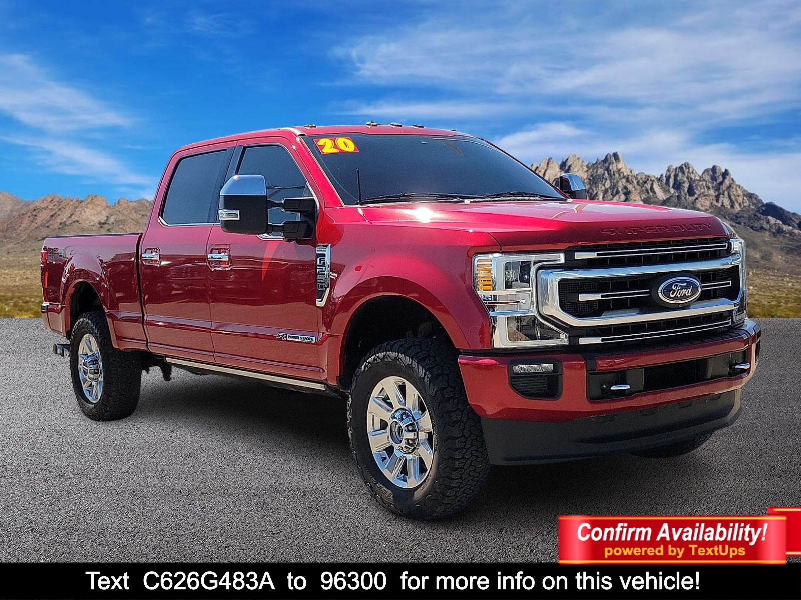 Used 2020 Ford F-250 Platinum Crew Cab