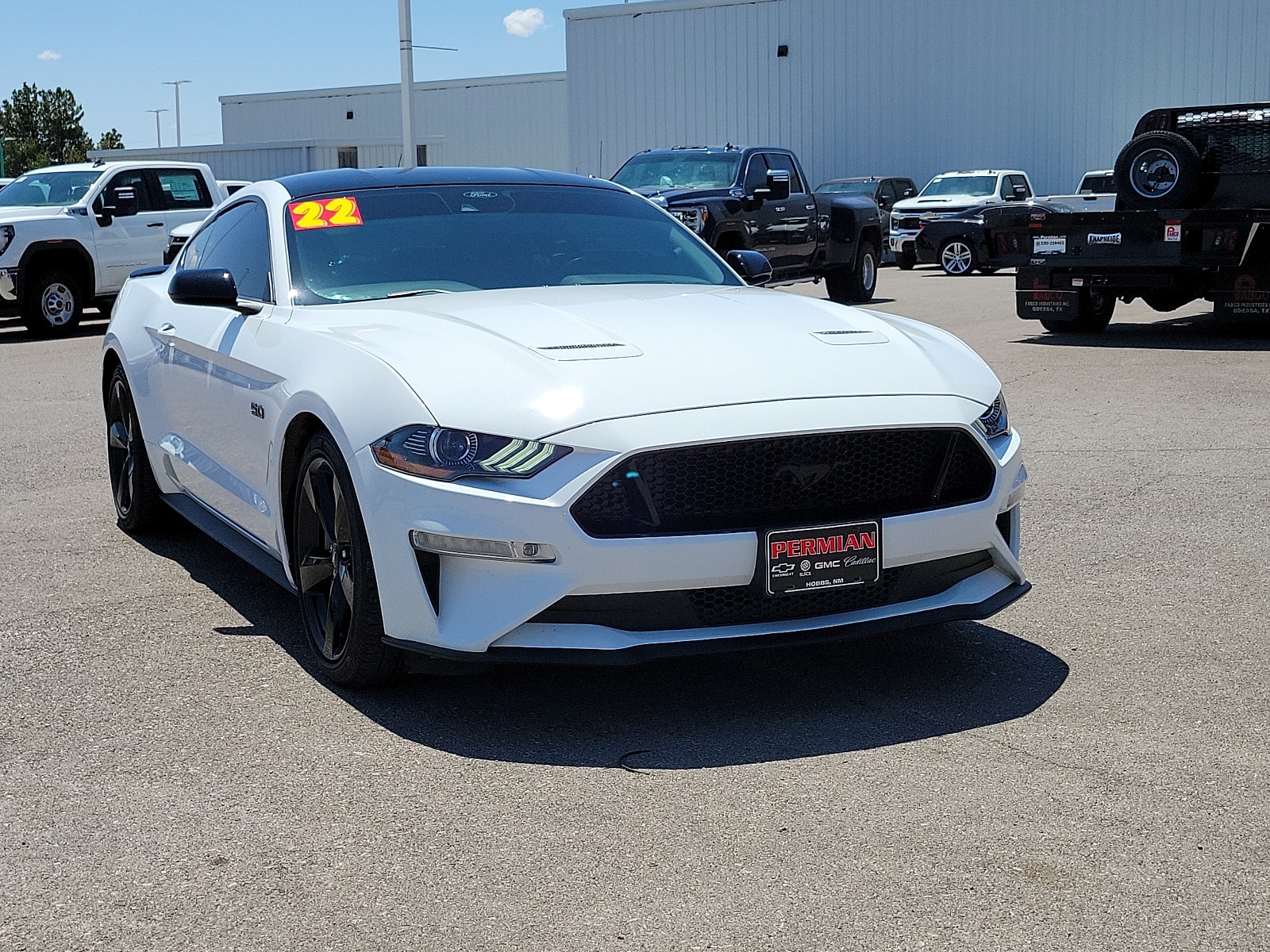 Used 2022 Ford Mustang GT Premium with VIN 1FA6P8CF0N5127979 for sale in Hobbs, NM