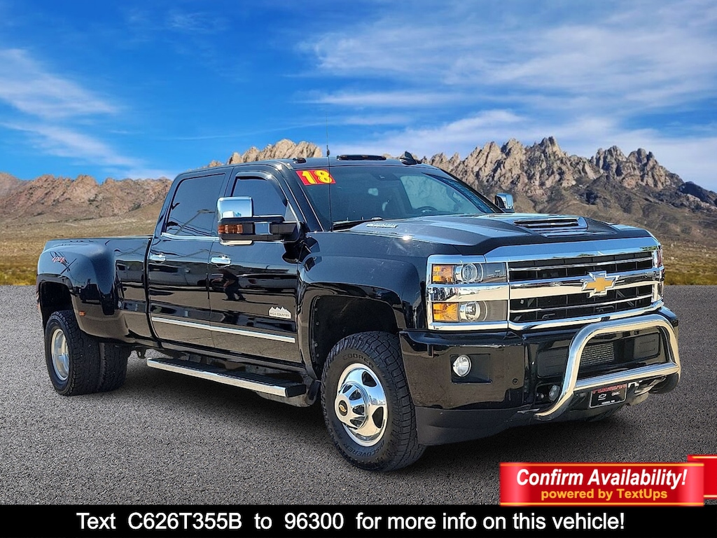 Used 2018 Chevrolet Silverado 3500HD High Country Crew Cab