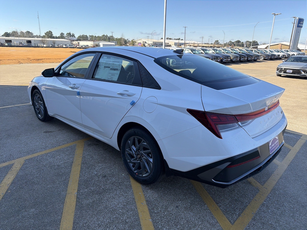 New 2026 Hyundai Elantra Hybrid Blue Sedan