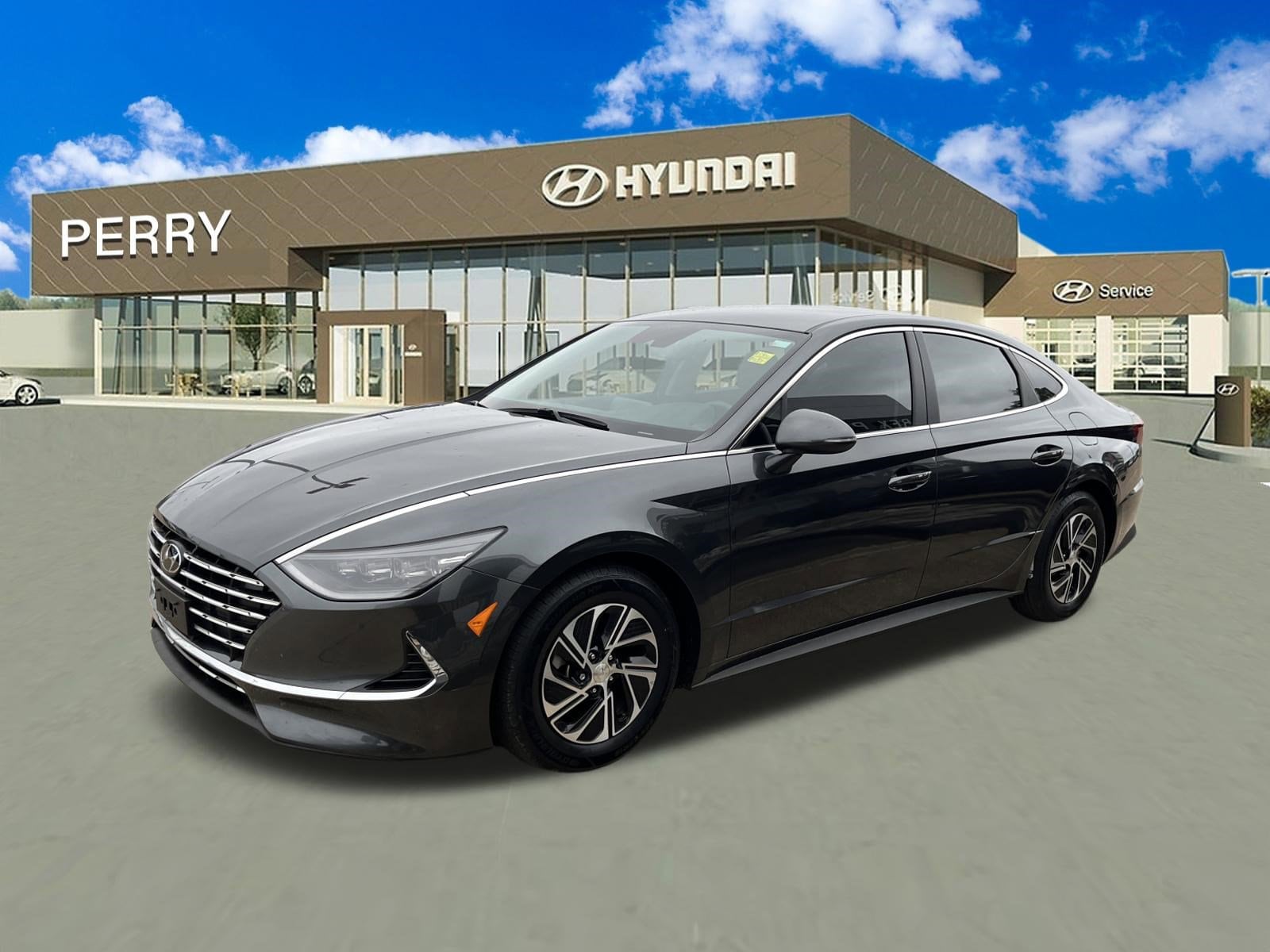 2023 Hyundai Sonata Hybrid Blue