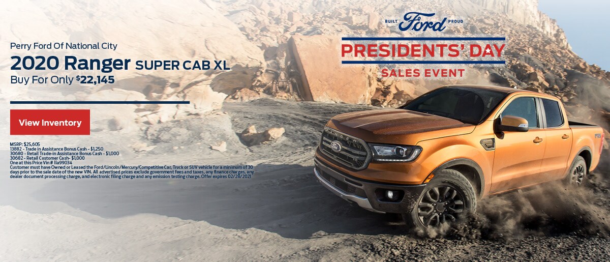 New Vehicle Specials Perry Ford of National City