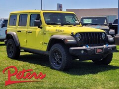 New 2023 Jeep Wrangler 4xe WRANGLER WILLYS 4xe Sport Utility 1C4JJXN69PW621428 23D570 in Longview, TX