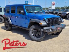 New 2023 Jeep Wrangler 4xe WRANGLER WILLYS 4xe Sport Utility 1C4JJXN69PW662612 23D467 in Longview, TX