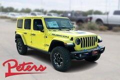 New 2023 Jeep Wrangler 4xe Rubicon Sport Utility 1C4JJXR6XPW521882 23D714 in Longview, TX
