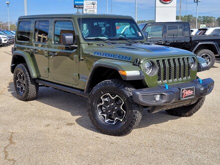Featured New 2023 Jeep Wrangler 4xe Rubicon Sport Utility for Sale in Longview, TX