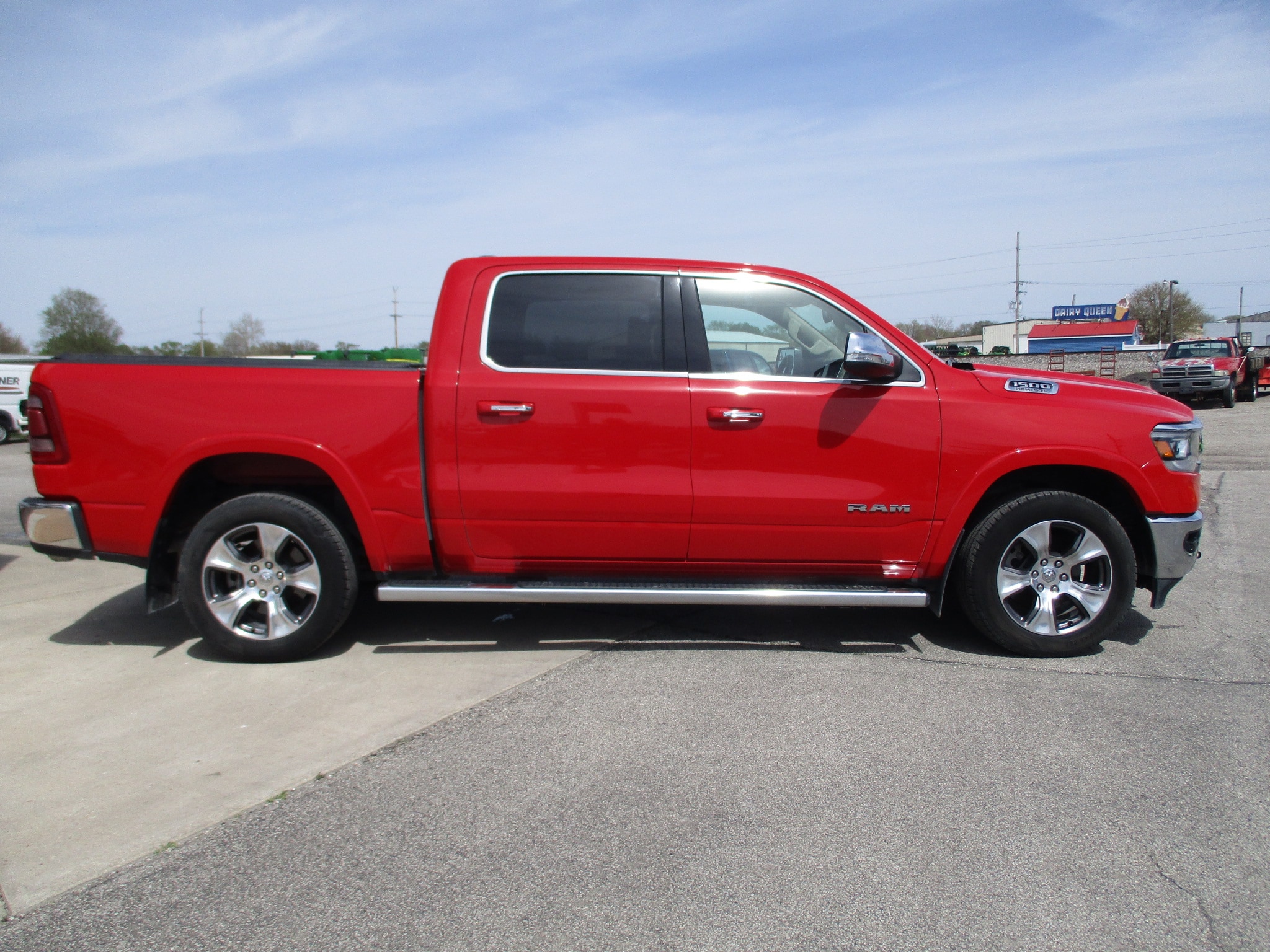 Used 2020 RAM Ram 1500 Pickup Laramie with VIN 1C6SRFJT2LN290735 for sale in Gibson City, IL