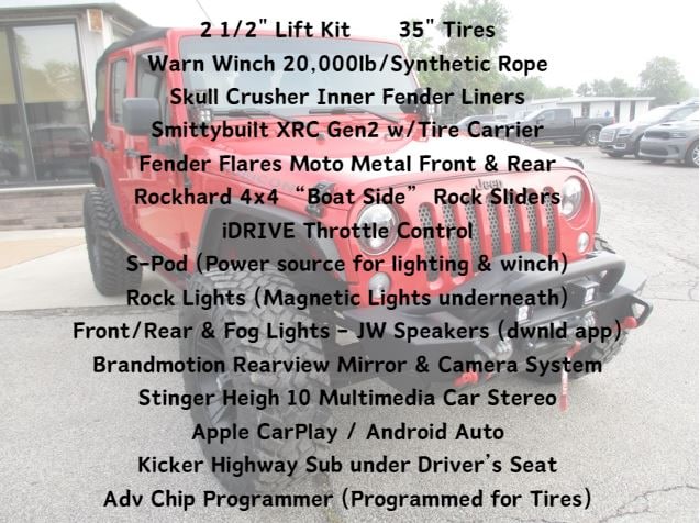 Used 2015 Jeep Wrangler Unlimited Rubicon with VIN 1C4BJWFG2FL573177 for sale in Gibson City, IL