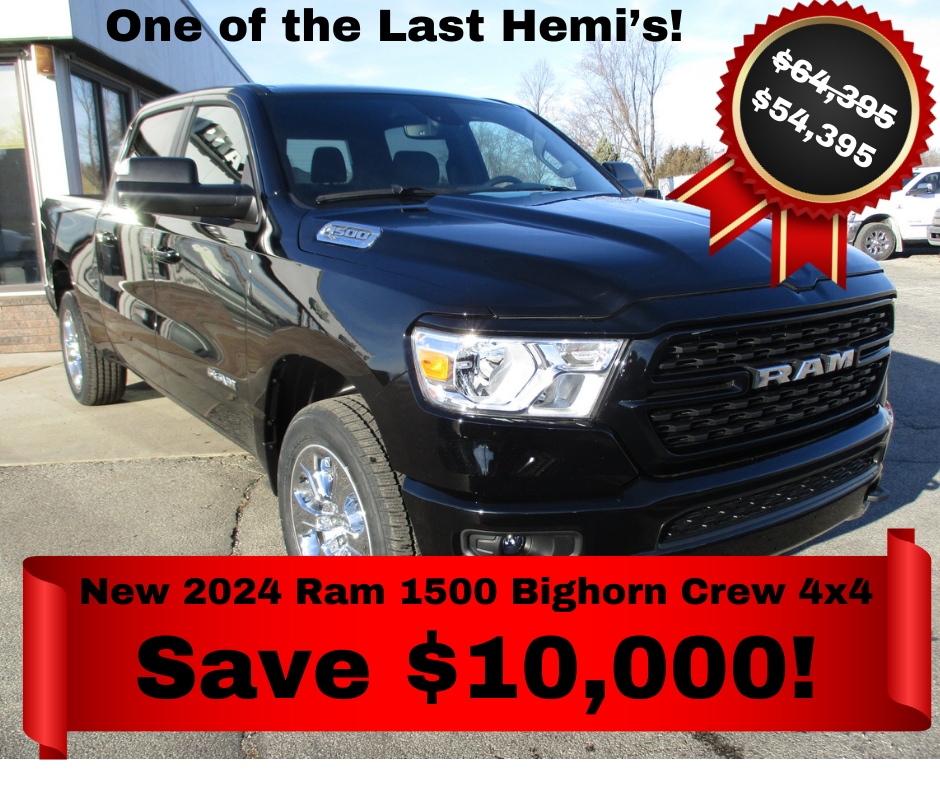 2024 Ram 1500 BIG HORN CREW CAB 4X4 6'4 BOX