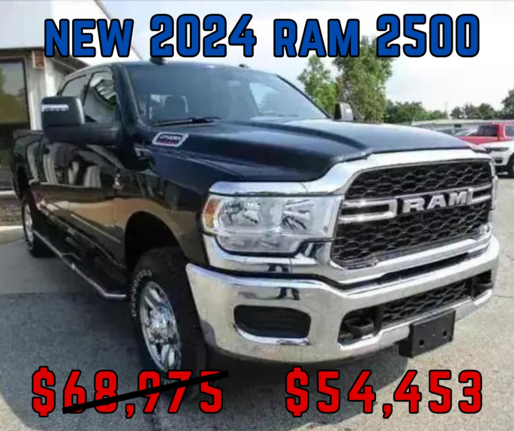 New 2024 Ram 2500 TRADESMAN CREW CAB 4X4 6'4 BOX Pickup
